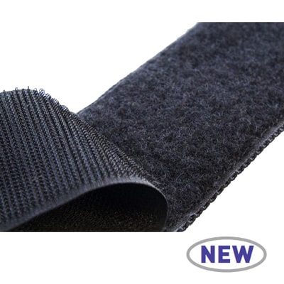 Контактная лента (липучка) самоклеящаяся b=50, черный