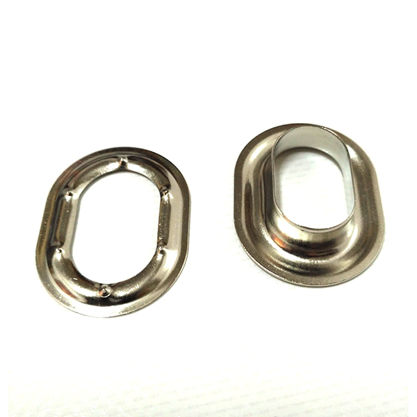 Люверс овальный никелированный латунный 42х22 (04.42.2)