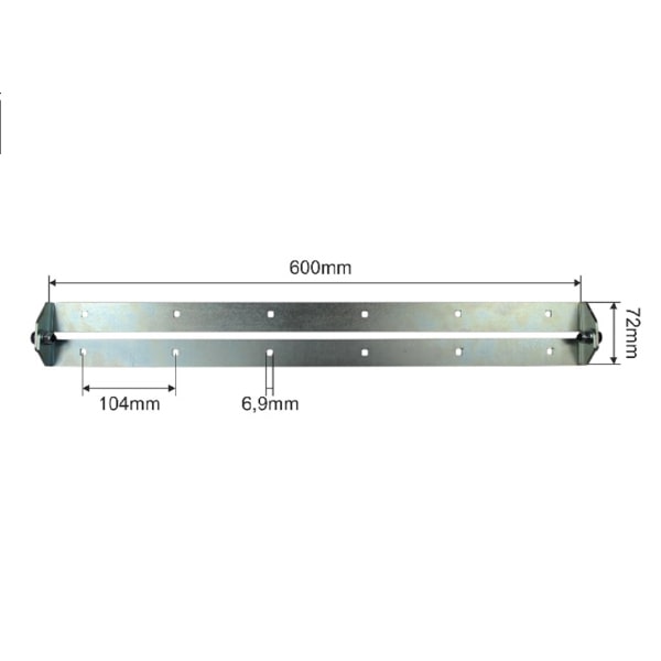 Петля брызговика BPE.6030