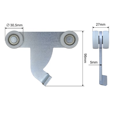 Ролик стойки SCHMITZ BPE.5021