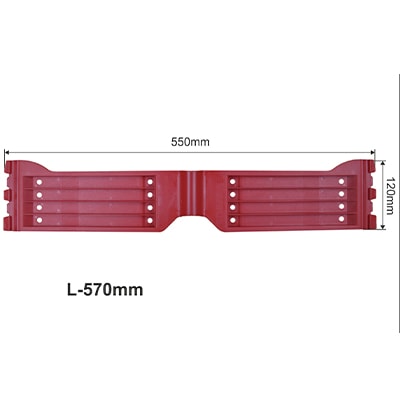 Пластина 570 мм (красная) BPE.6017