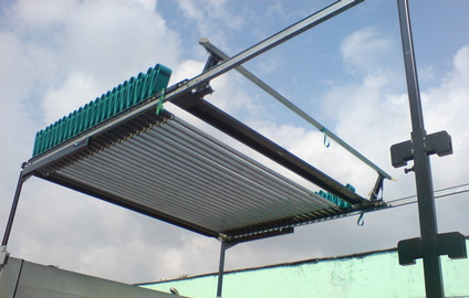 Сдвижная крыша и ее монтаж для полуприцепа с тентом