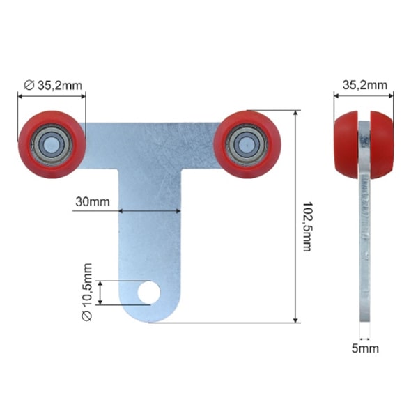 Ролик стойки BPE.5045