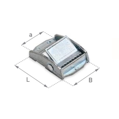 Замок пружинный 50мм (100.50/1200)