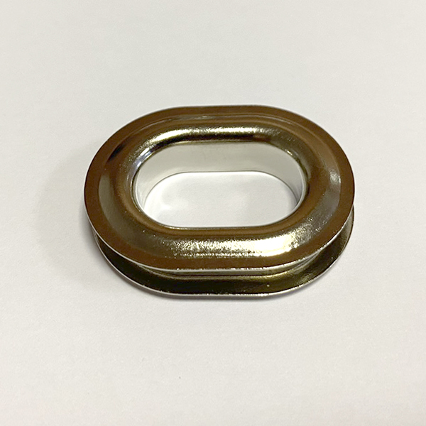 Люверс овальный никелированный 22,3×13,5 (04.22.2)