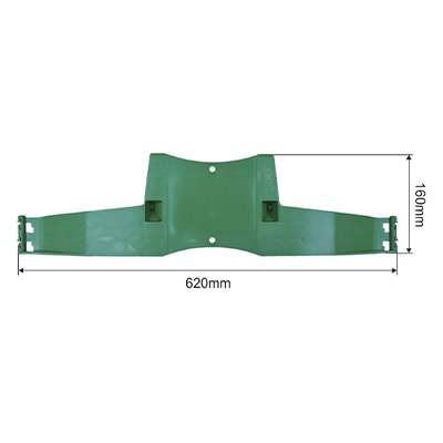 Пластина 620 мм UltraLine (зеленая) BPE.6004