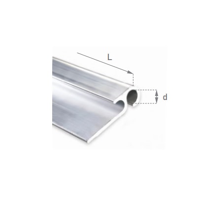 Алюминиевый профиль-крюк натяжения тента d=14 (70.3300)