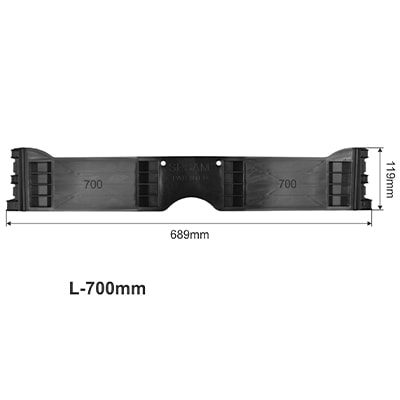 Пластина 700 мм (черная) BPE.6009