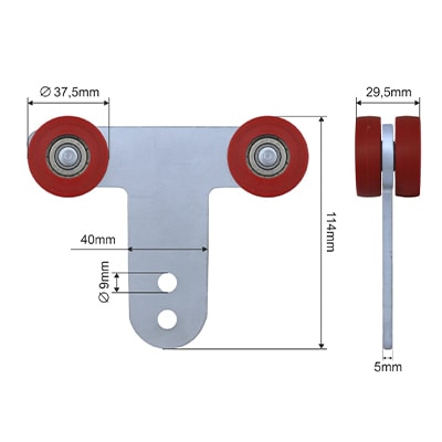 Ролик стойки BPE.5024