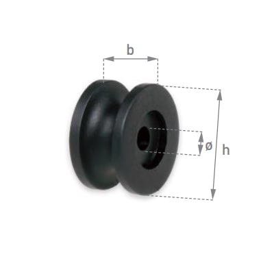 Натяжной ролик эспандера d=5,3мм (22.24)