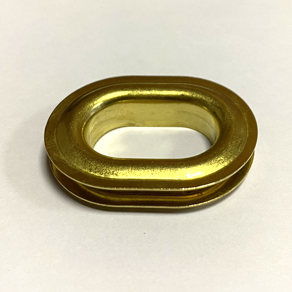 Люверс овальный латунный 22,3×13,5 (04.22)