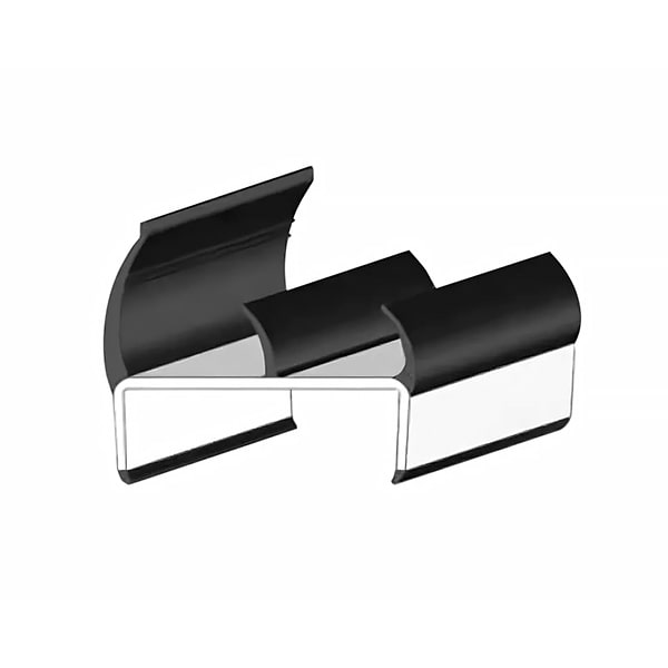 Резинопластиковый уплотнитель для ворот фургонов 55мм