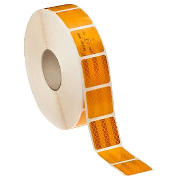 Лента светоотражающая сегментированная Bozamet 67.02.02, желтый