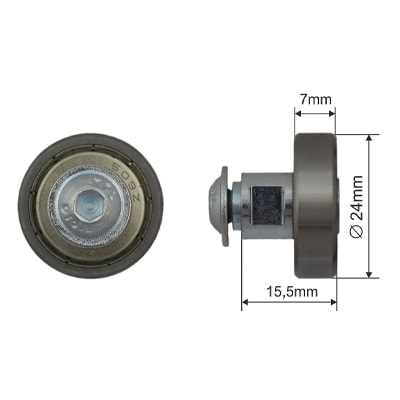 Ролик для сдвижных крыш 68.E.023