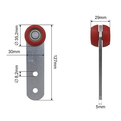 Ролик шторы EDSCHA BPE.5005 (57.10.05)