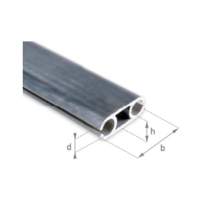 Профиль двойной под кедер d=15, h=15 (065.K15.60/21)