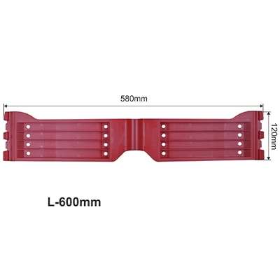 Пластина 600 мм (красная) BPE.6018