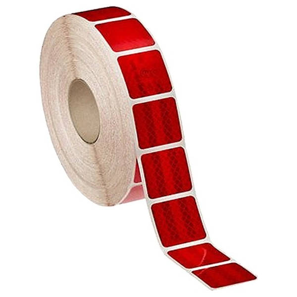 Лента светоотражающая сегментированная Bozamet 67.02.03, красный