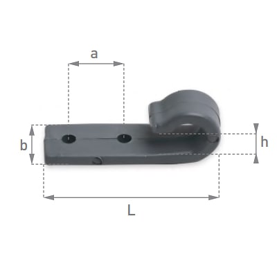 Крючки пластмассовые 20.20