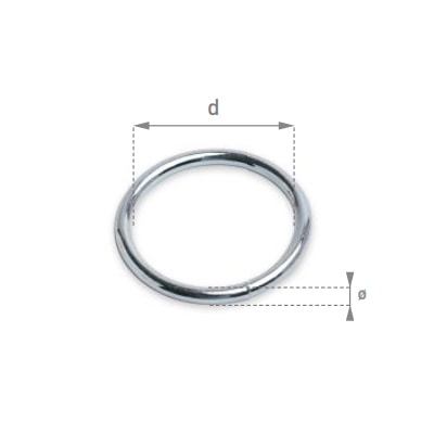 Кольцо шторное оцинкованное d=70 (27.70)