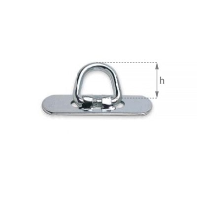 Скоба колебательная вертикальная оцинкованная h=37 (12.37N)