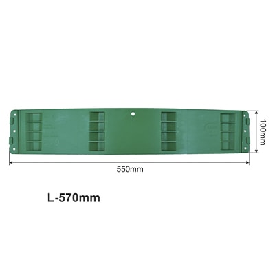 Пластина 570 мм (зеленая) BPE.6011