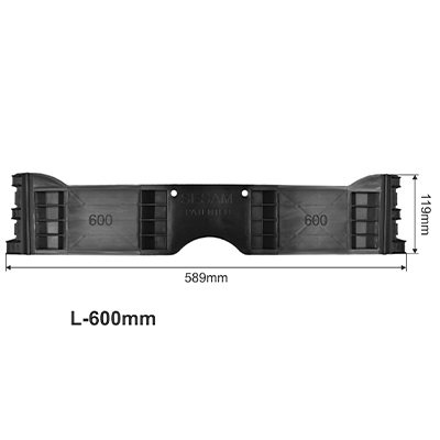Пластина 600 мм (черная) BPE.6005
