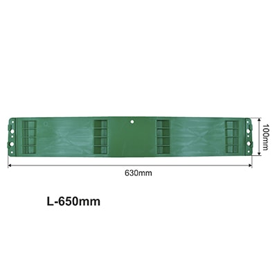 Пластина 650 мм (зеленая) BPE.6012