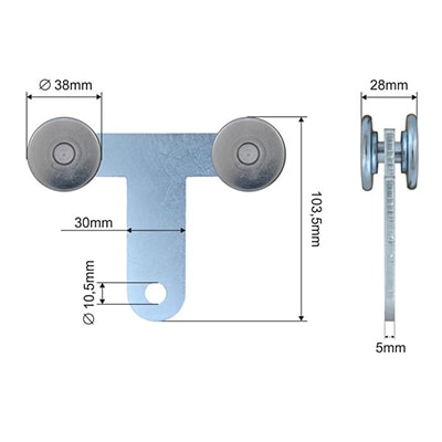Ролик стойки BPE.5028