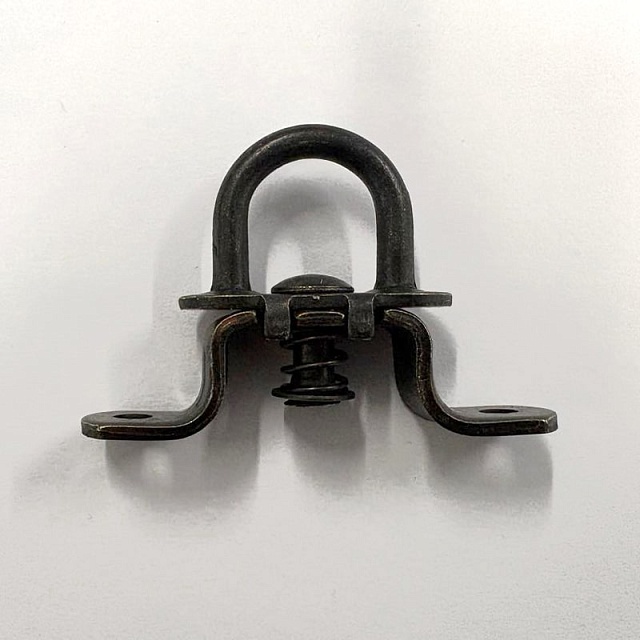 Скоба с пластиной поворотная чёрная СП-10 (400шт)