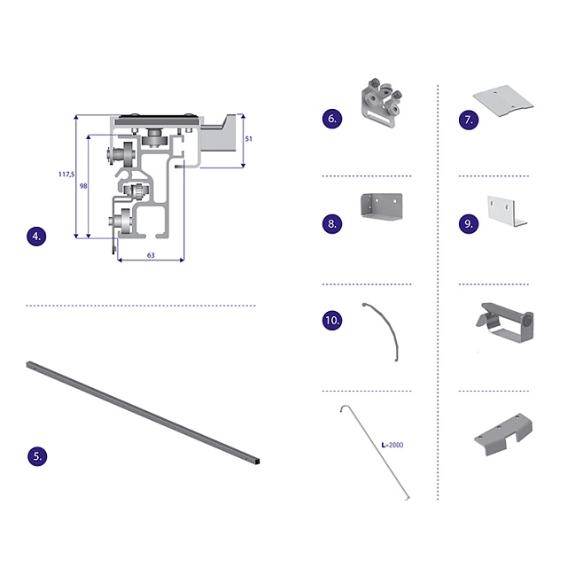 Сдвижная крыша BCSLS S
