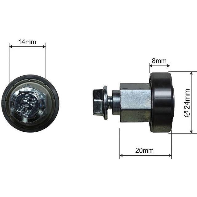 Ролик для сдвижных крыш KOGEL 68.B.006