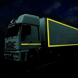 Светоотражающая лента для грузовых автомобилей