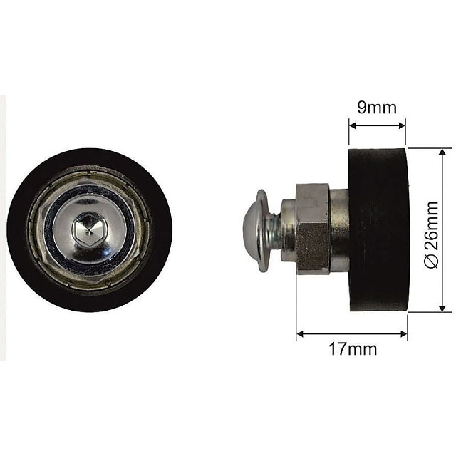 Ролик для сдвижных крыш SCHMITZ 68.ST.010