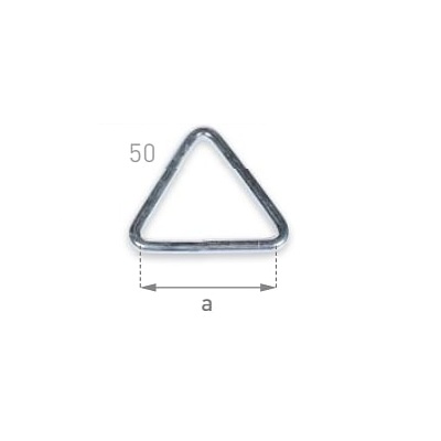 Треугольник оцинкованный 50