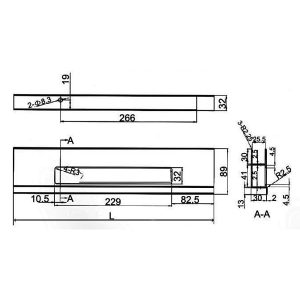 Стойка борта с замком 60000