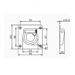 Кольцо крепления груза